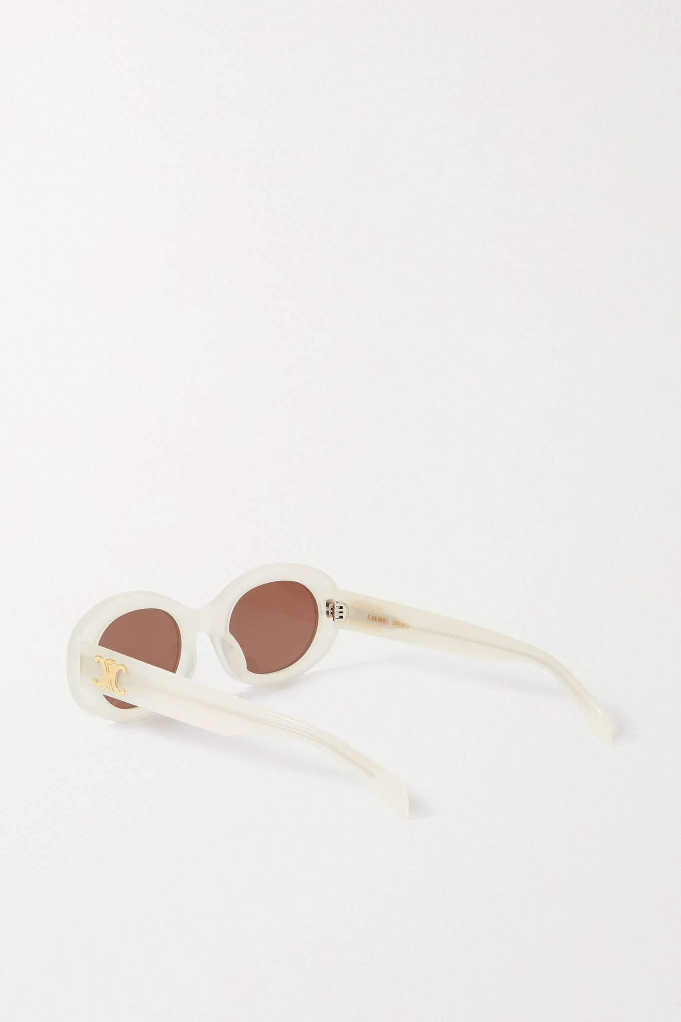 Oval-frame acetate sunglasses - 3