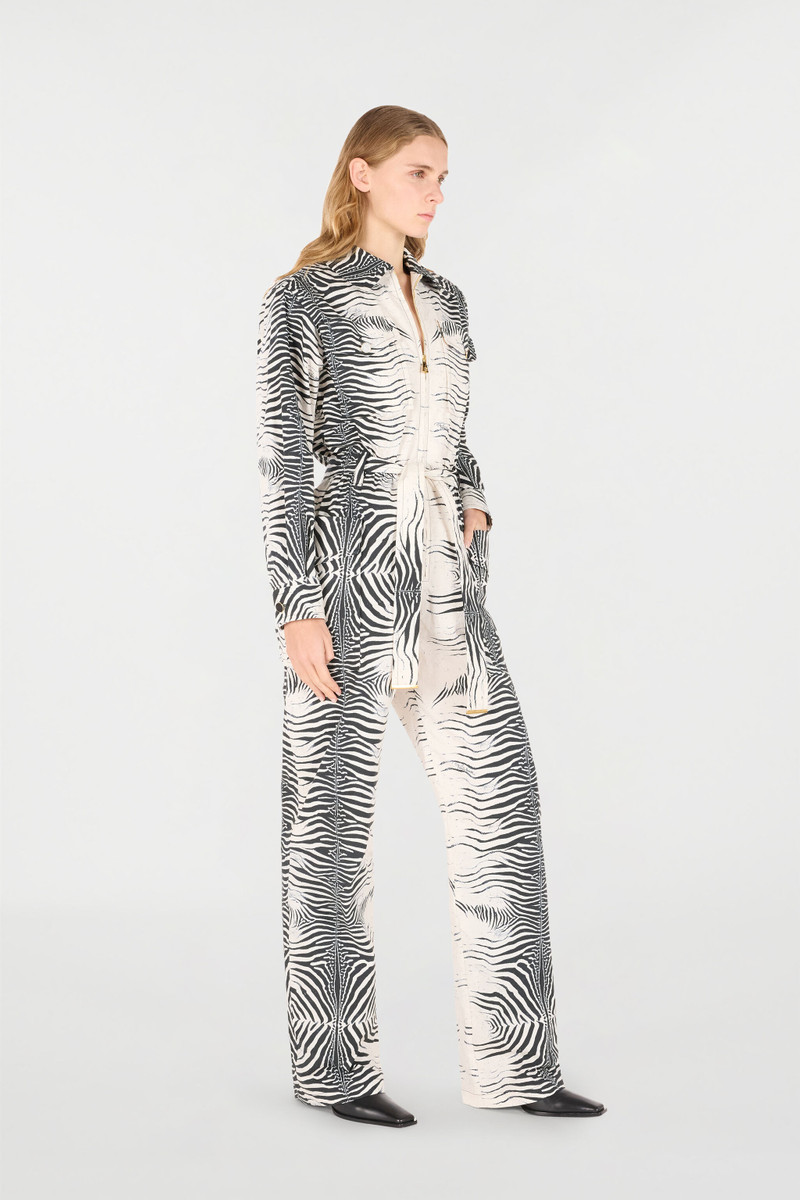 Zebra-Print Jumpsuit 3