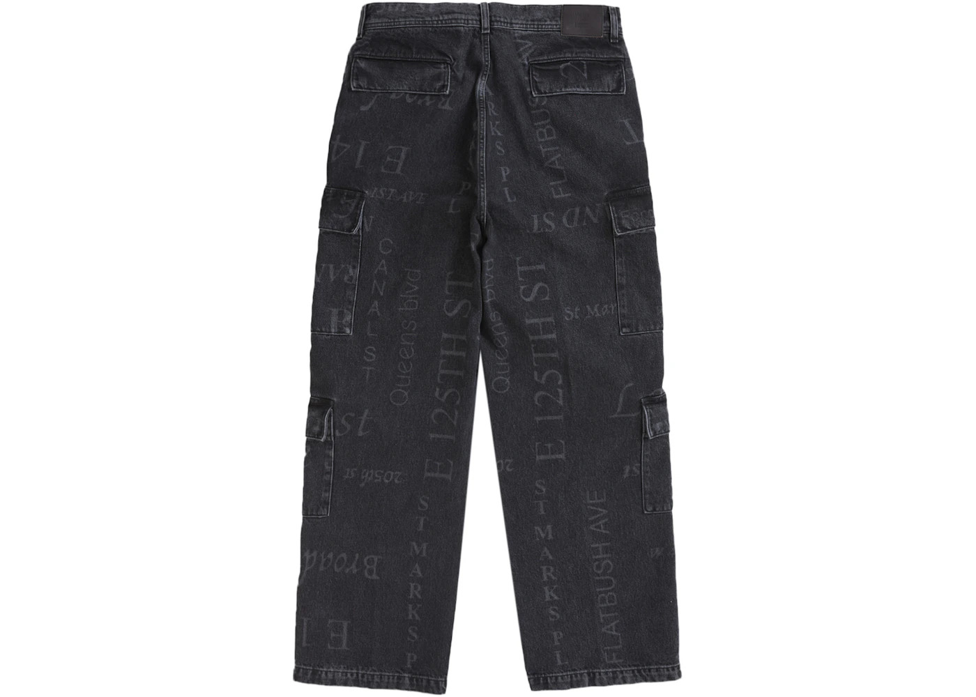 Supreme Martine Rose Denim Cargo Pant Washed Black - 2