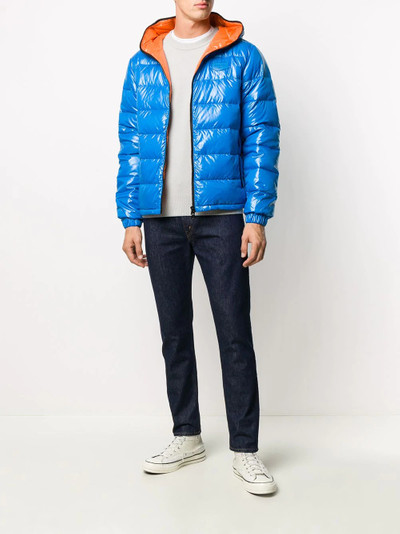 DUVETICA padded zip-up down jacket outlook