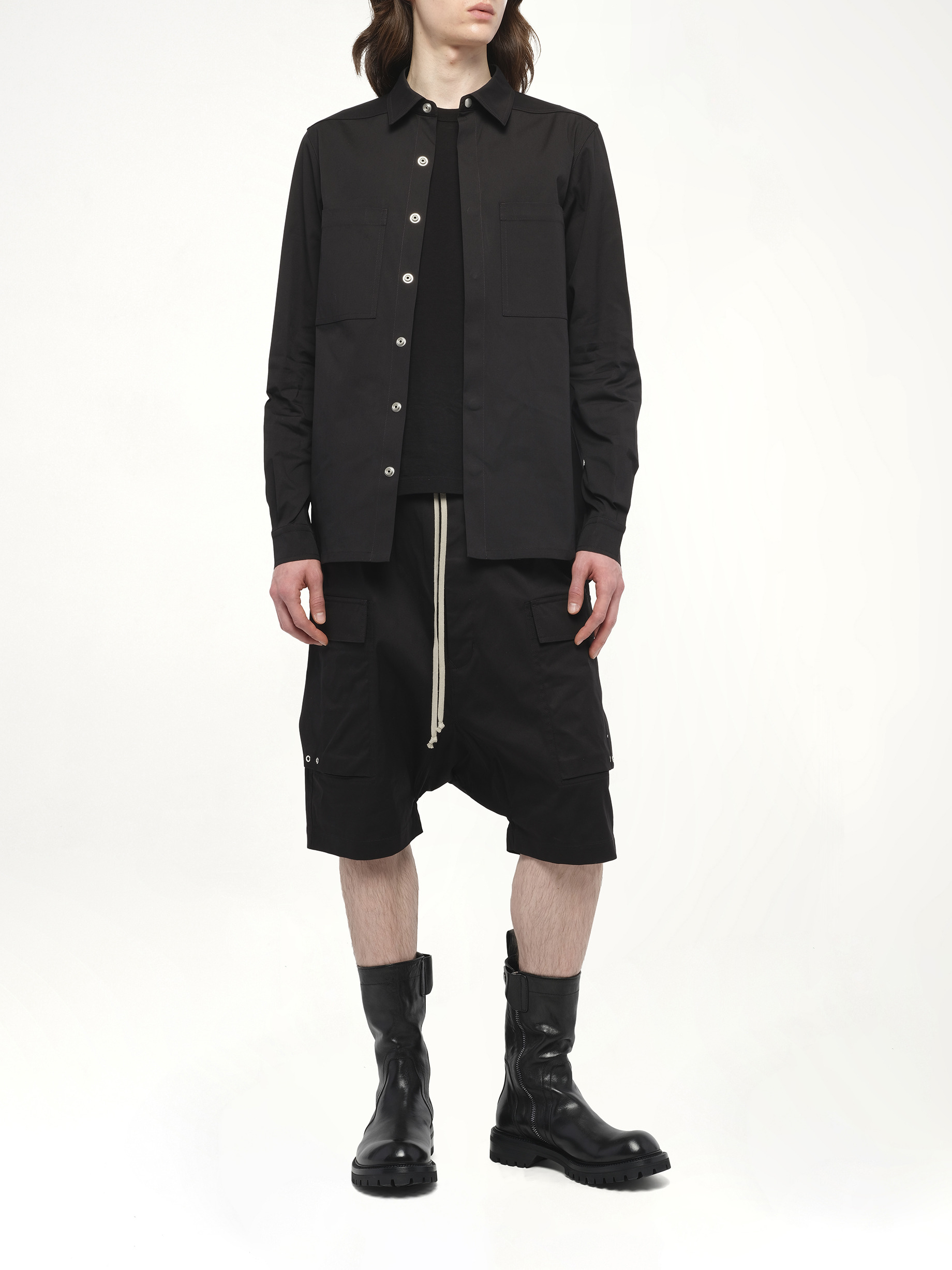 Outershirt in Black - 4
