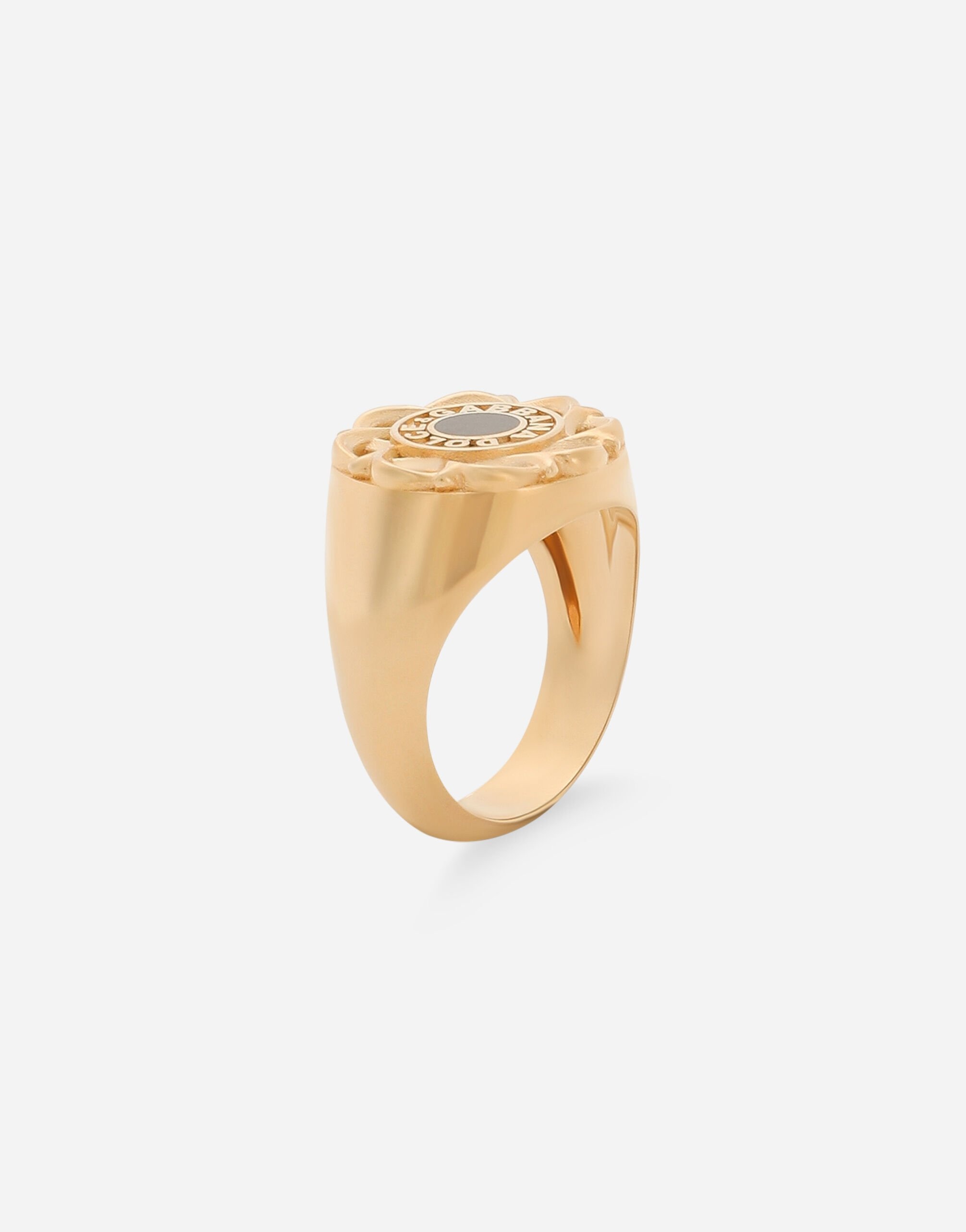 Floral enameled ring - 2