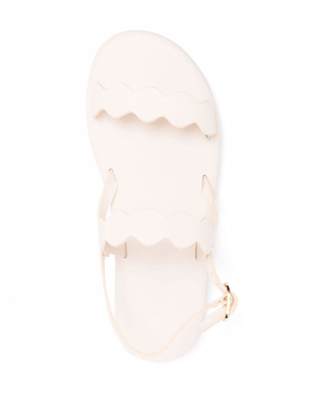 Afros scalloped-strap sandals - 4
