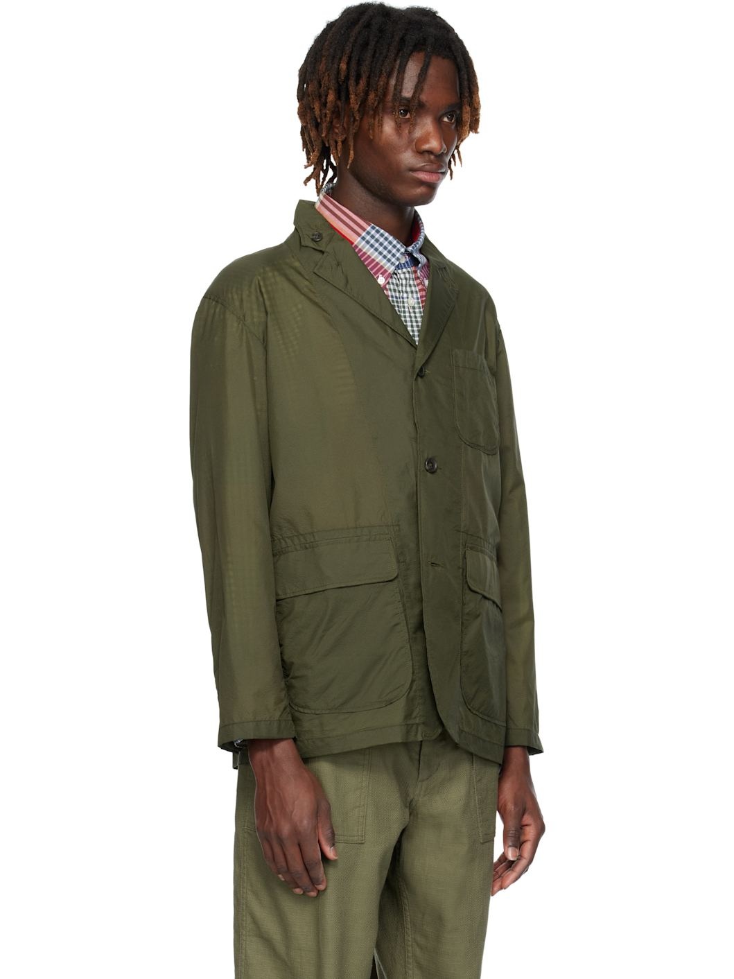 Khaki Loiter Blazer - 2