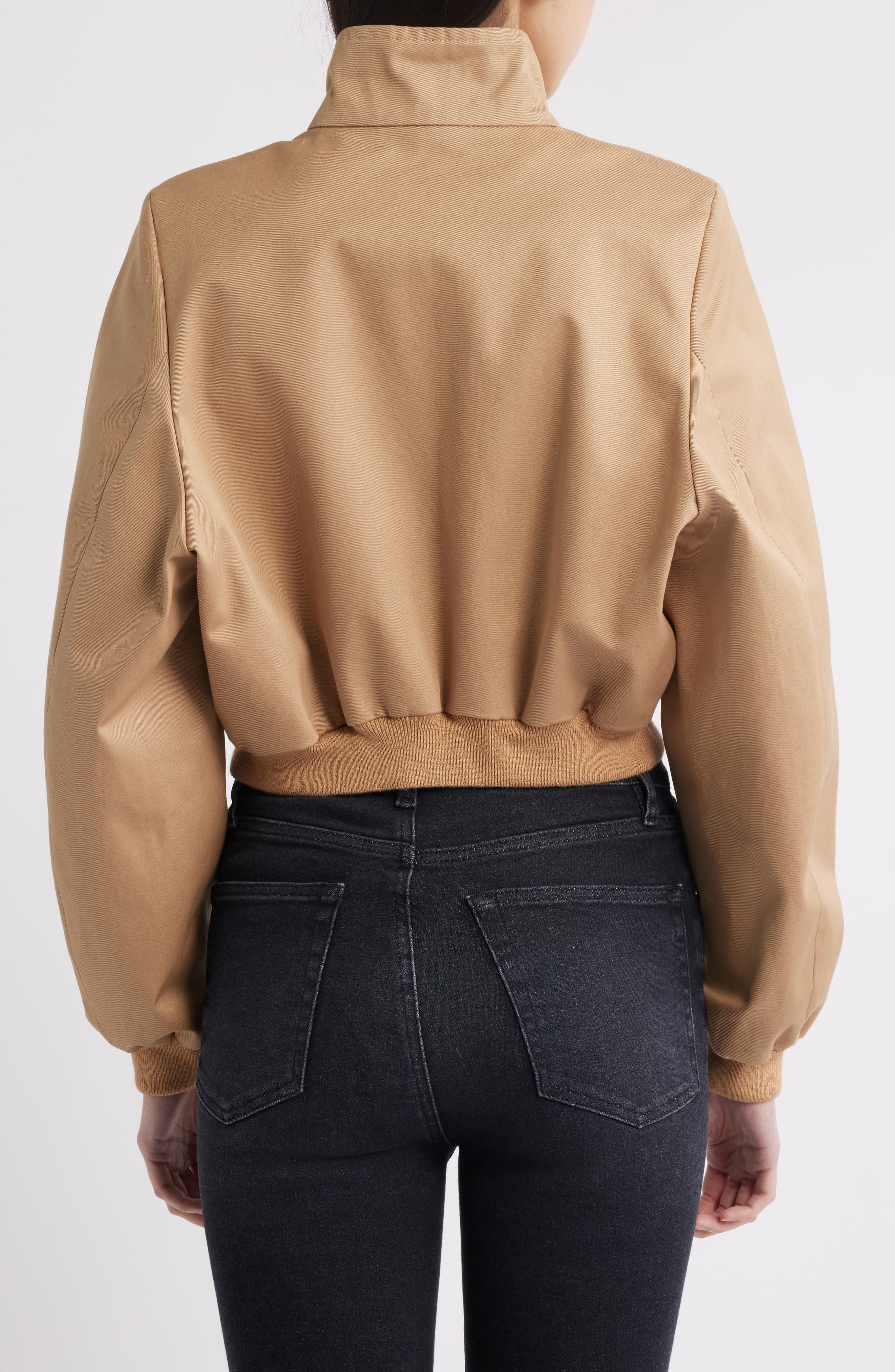 FRAME The Harrington Cotton Jacket in Camel at Nordstrom - 2
