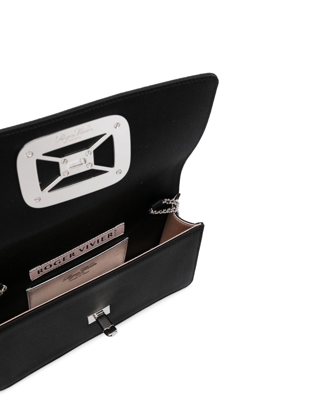 crystal-embellished clutch bag - 5