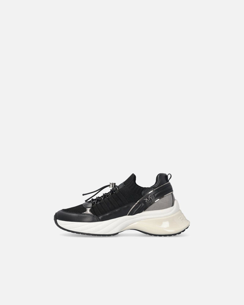 PINKO KNITTED SNEAKERS WITH LACES AND CORD LOCK outlook