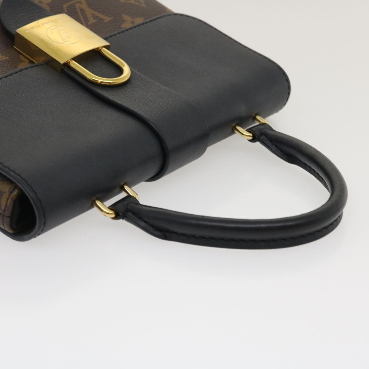 LOUIS VUITTON Monogram Rocky BB Shoulder Bag Black M44141 - 7