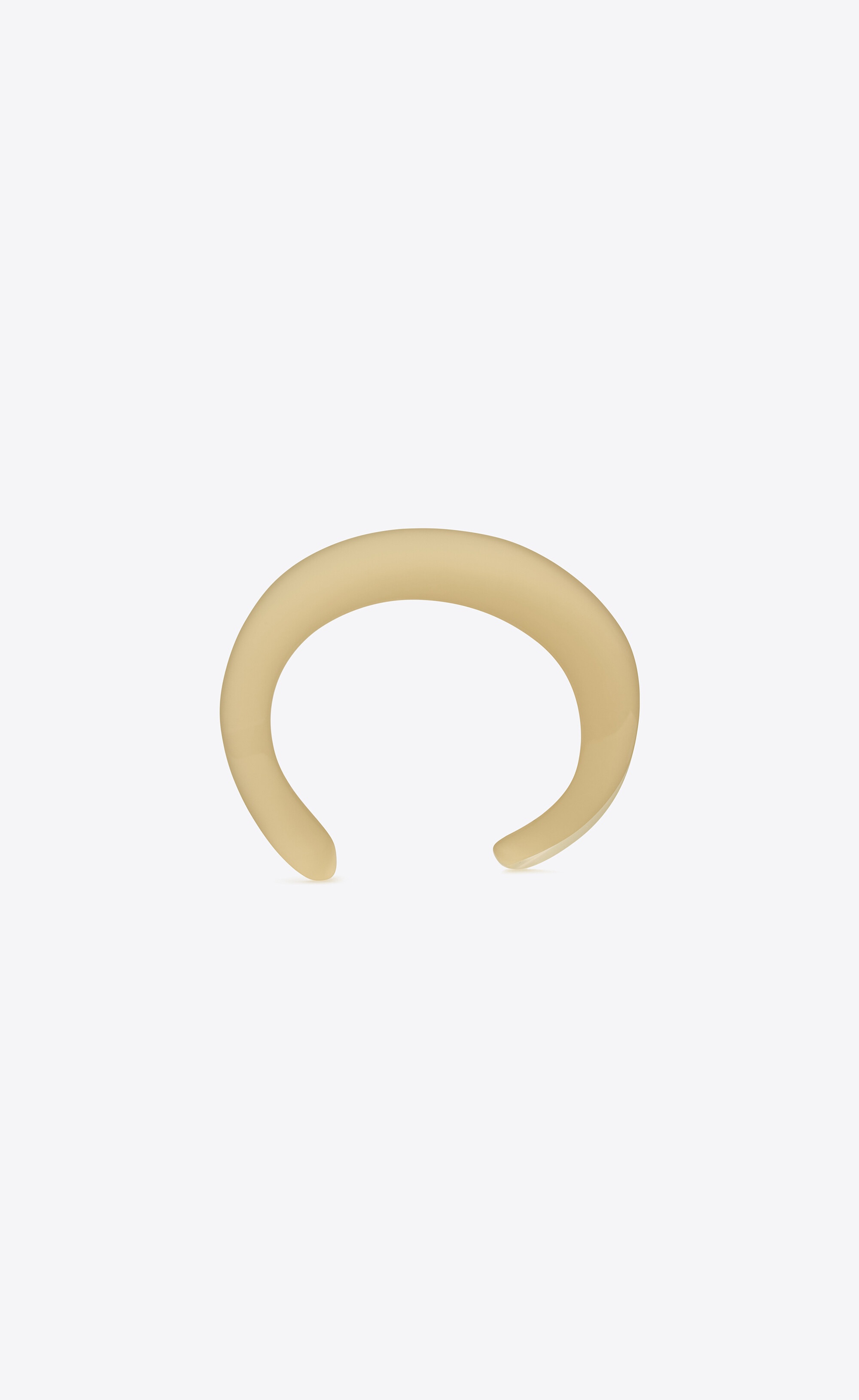 asymmetrical cuff in resin - 4