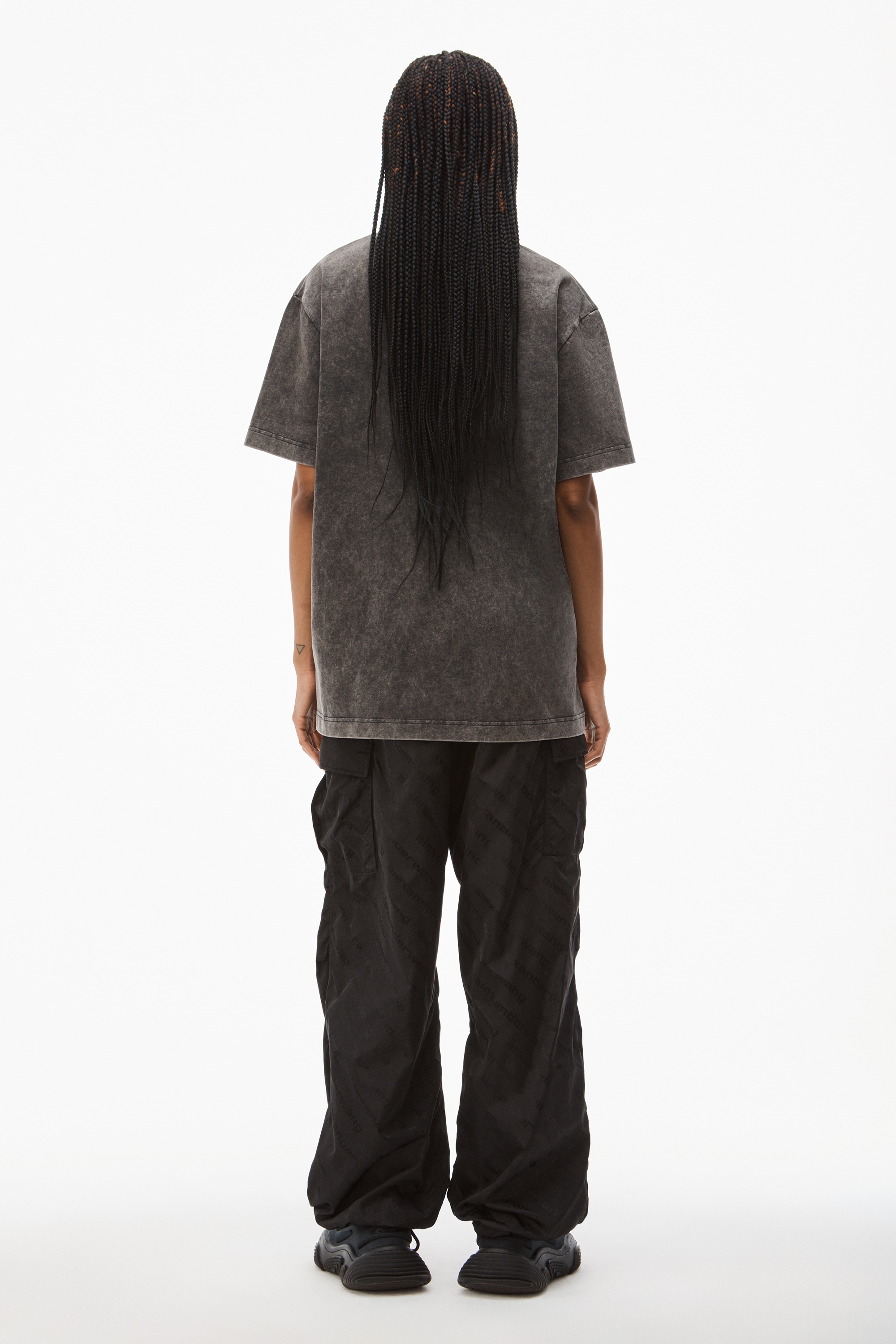 EMBOSSED LOGO TEE IN COMPACT JERSEY - 4
