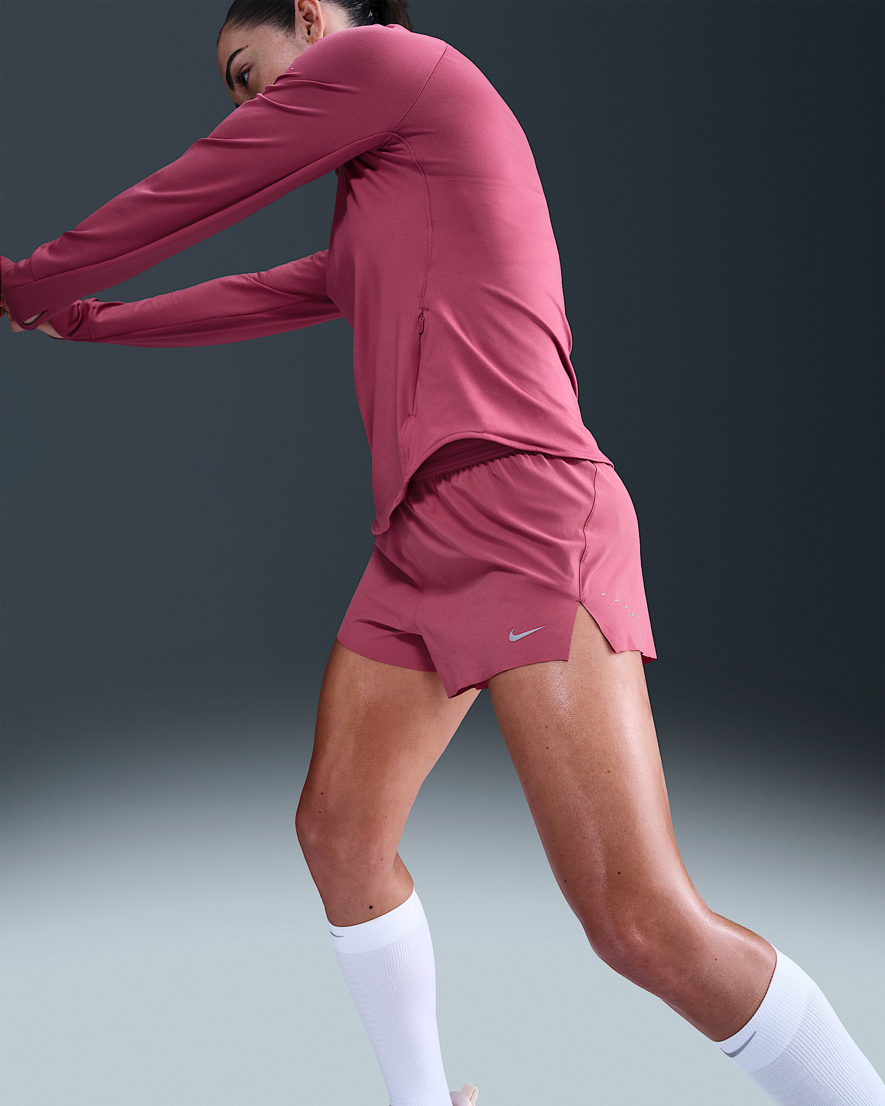Nike Swift Women's Dri-FIT Mid-Rise 2.5" Brief-Lined Running Shorts - 5