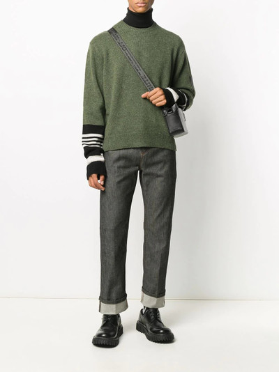 Neil Barrett turn-up hem straight-leg jeans outlook