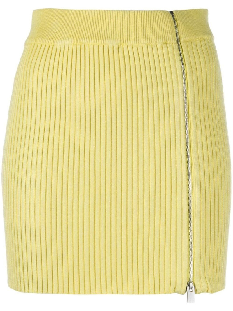ribbed-knit miniskirt 1