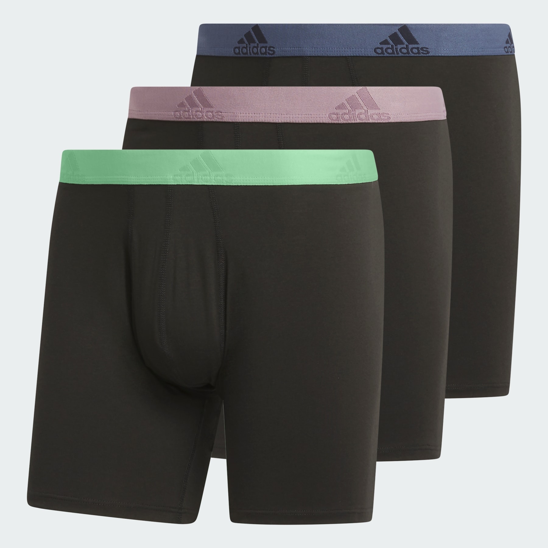 Stretch Cotton 3-Pack Boxer Briefs - 1
