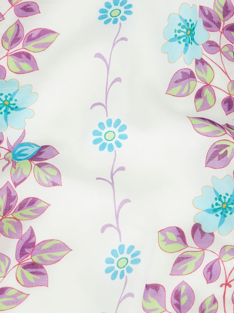 SHIRT WITH PLACED FLORAL PRINT - 6