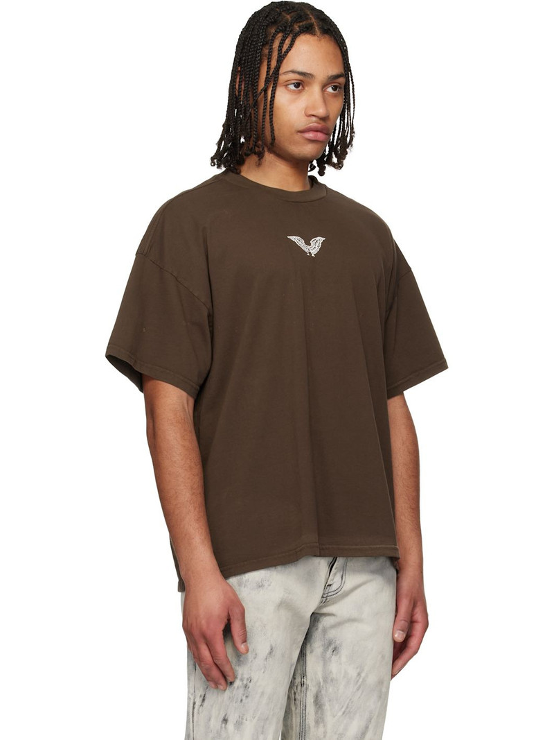 Brown Logo Inside Out T-shirt 2