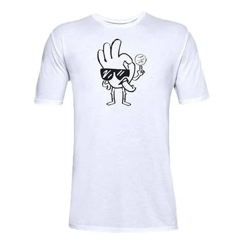 Men's Under Armour SC30 Freehand Eddy Basketball Sports Short Sleeve White 1357000-100 - 1