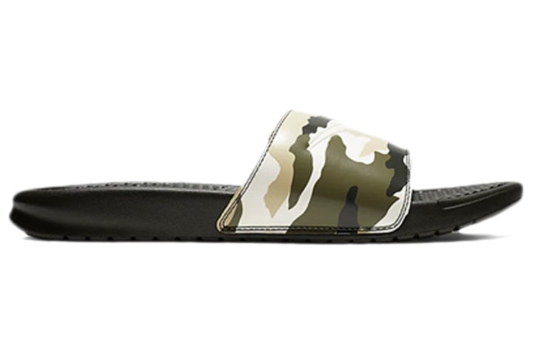 Nike Benassi Jdi Print Military Green Unisex Slippers 'Sequoia' 631261-301 - 2