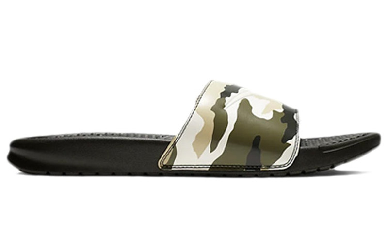 Nike Nike Benassi Jdi Print Military Green Unisex Slippers 'Sequoia' 631261-301 outlook