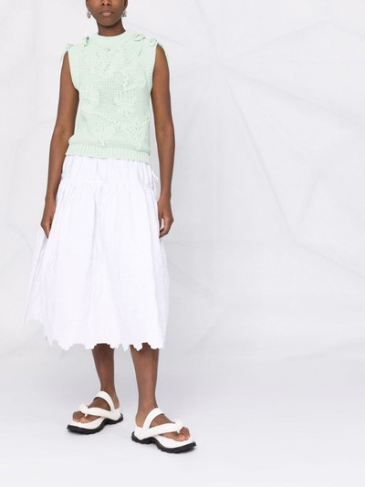 CECILIE BAHNSEN Rosie quilted skirt outlook