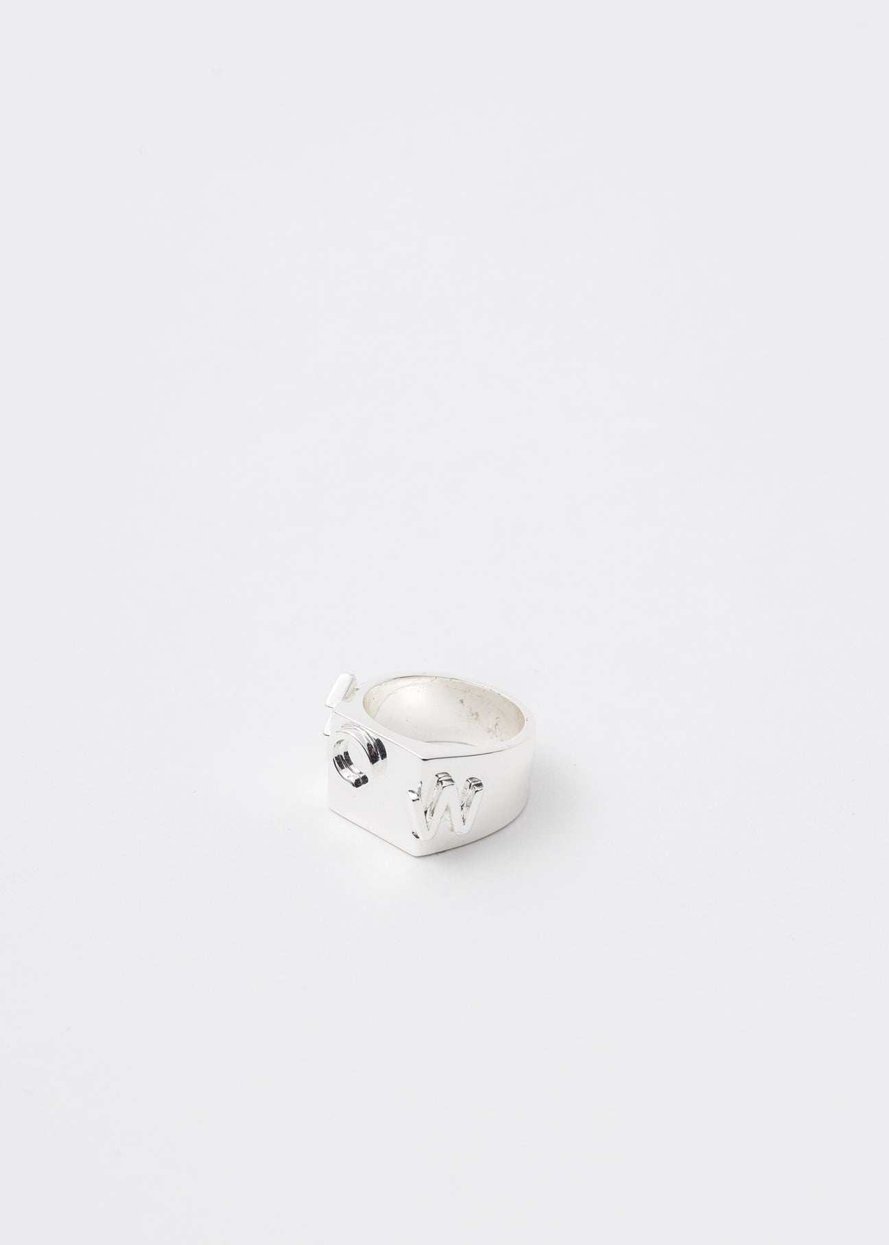 Silver FCW Logo Ring - 1