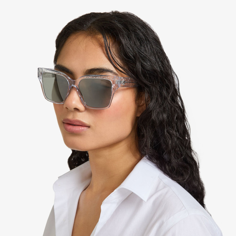 JIMMY CHOO Giava
Crystal Glitter Square Sunglasses outlook