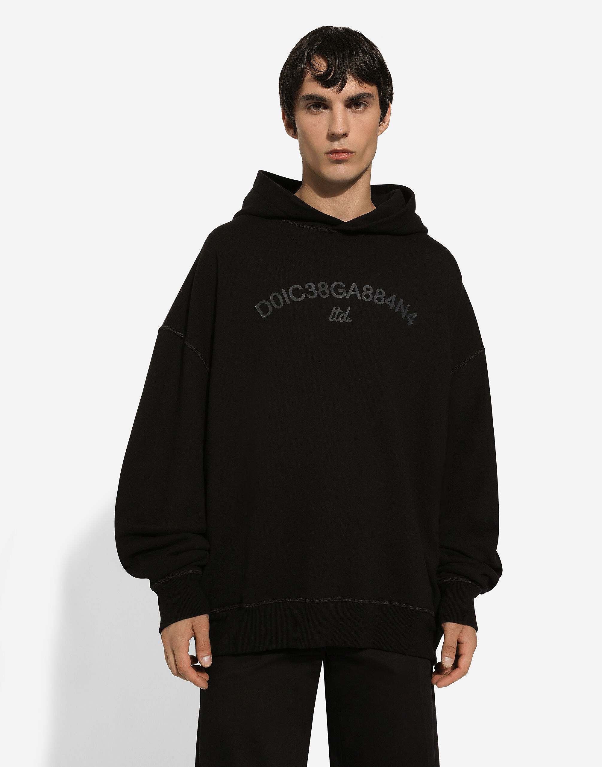 Hoodie with Dolce&Gabbana logo print - 4