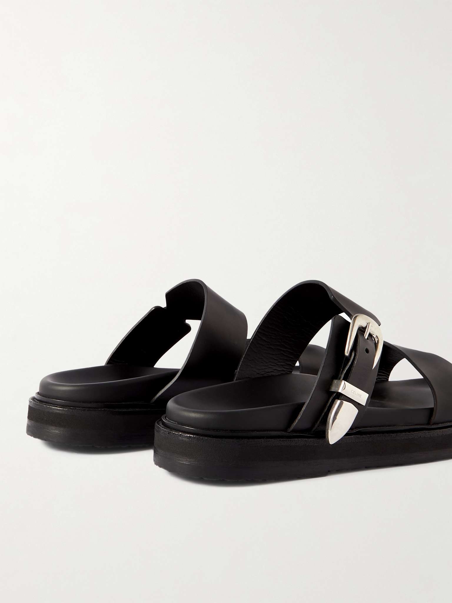 Tippi Buckled Leather Sandals - 5