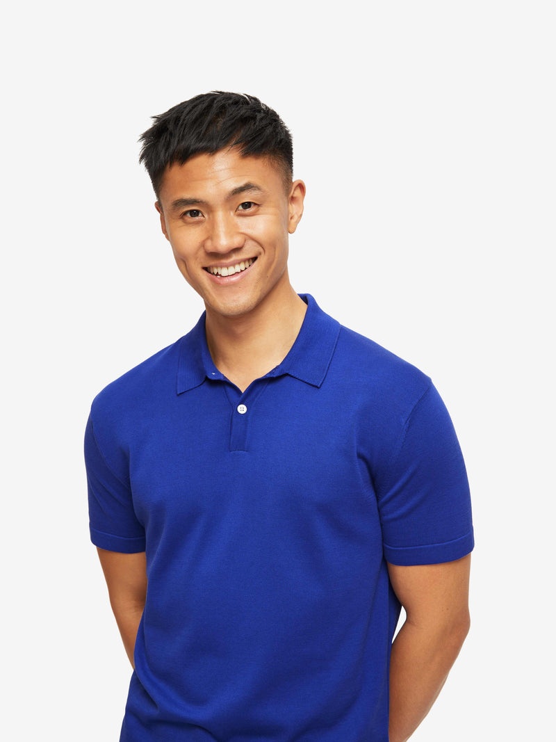 Men's Polo Shirt Jacob Sea Island Cotton Blue - 6