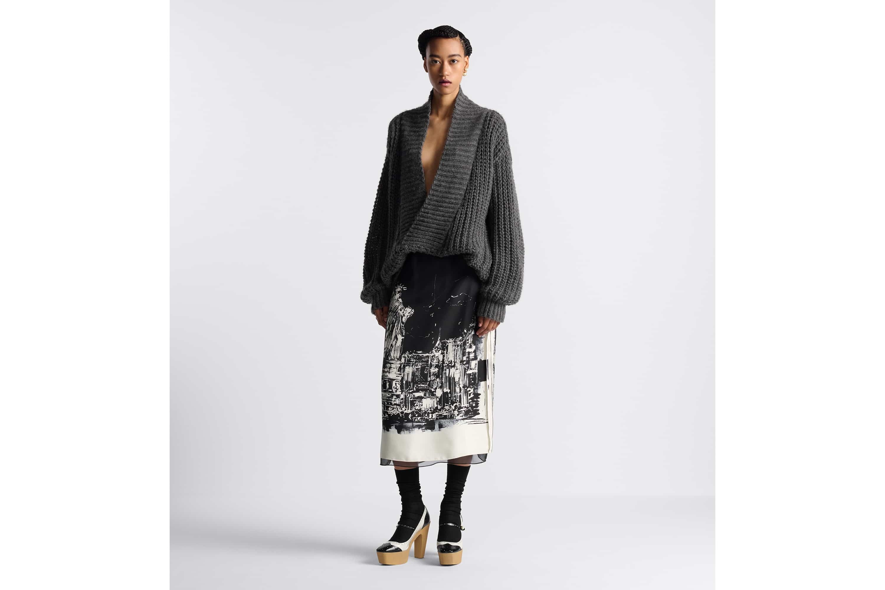 Flared Mid-Length Skirt - 2