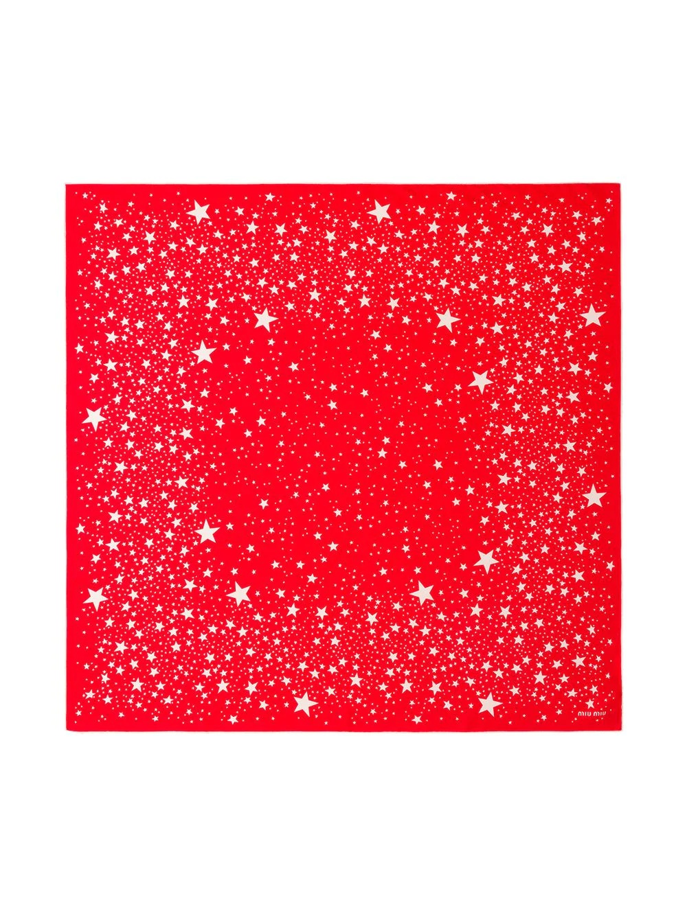 star print silk scarf - 2