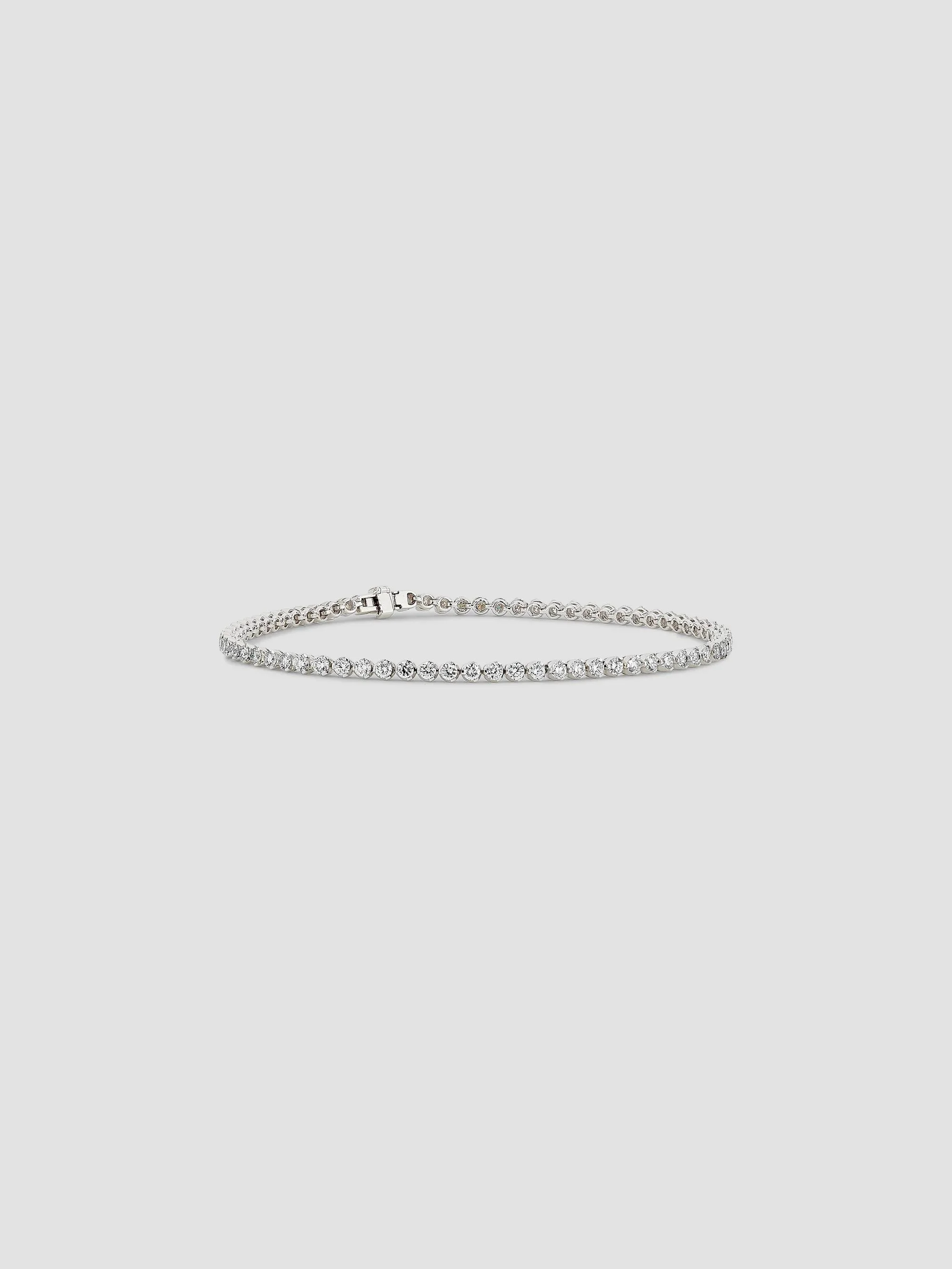 Women's Diamond Fashion 18K Yellow Gold & 2.35 TCW Diamond Tennis Bracelet - White Gold - 1