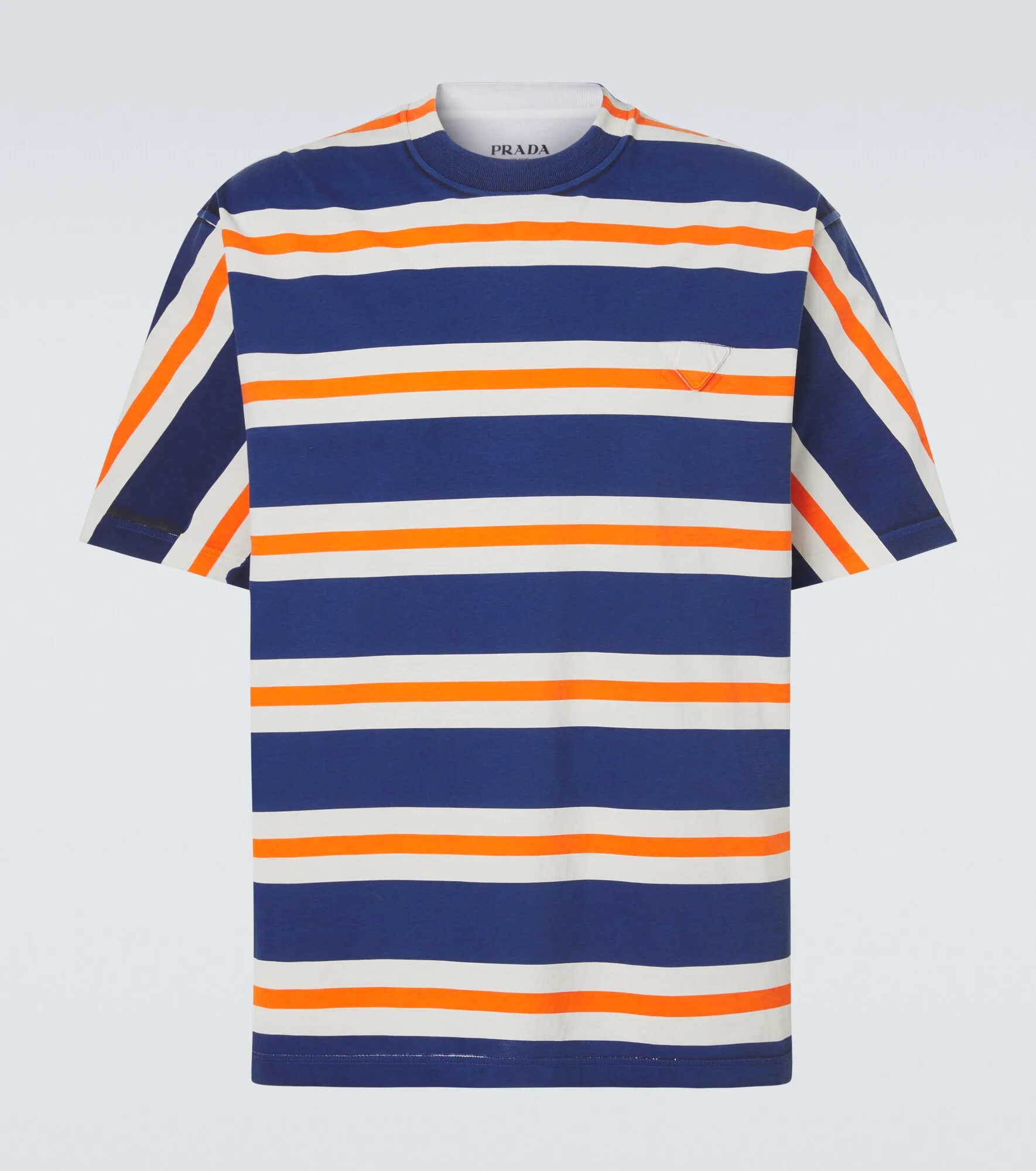 Striped cotton jersey T-shirt - 1
