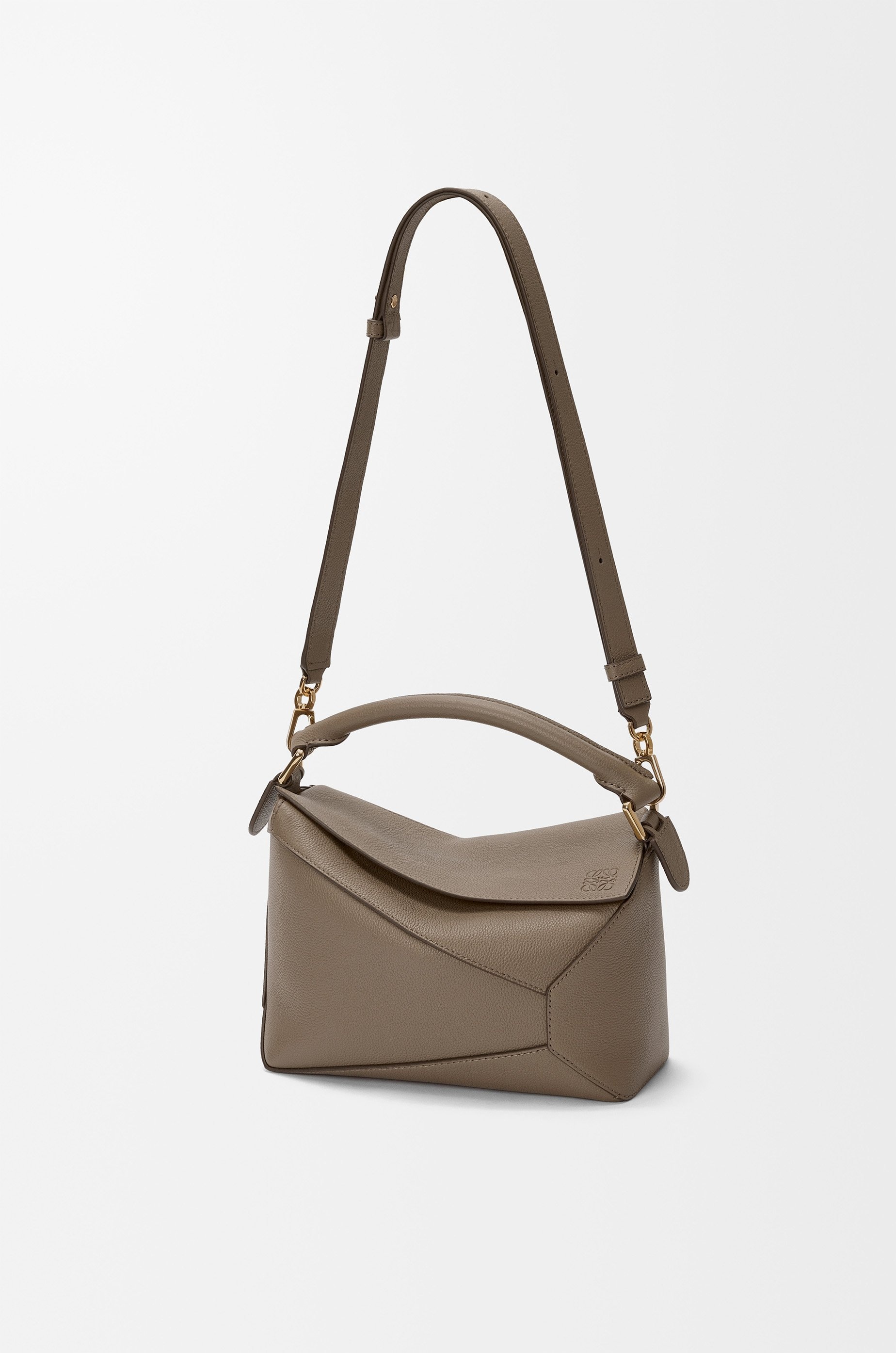 Small Puzzle Edge bag in soft grained calfskin - 7