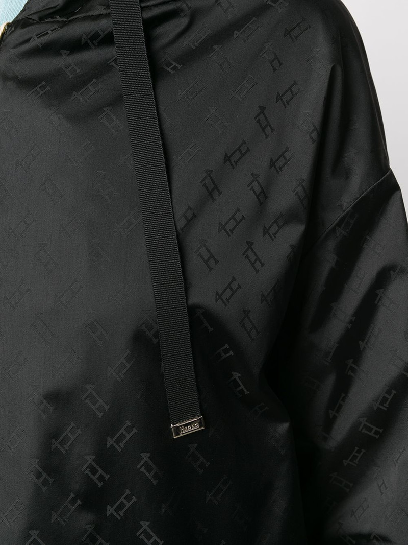jacquard hooded coat 5
