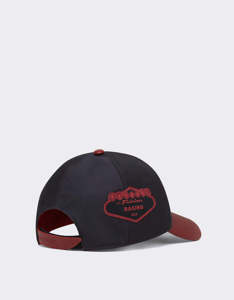 Baseball cap in Q-Cycle® nylon and leather 5
