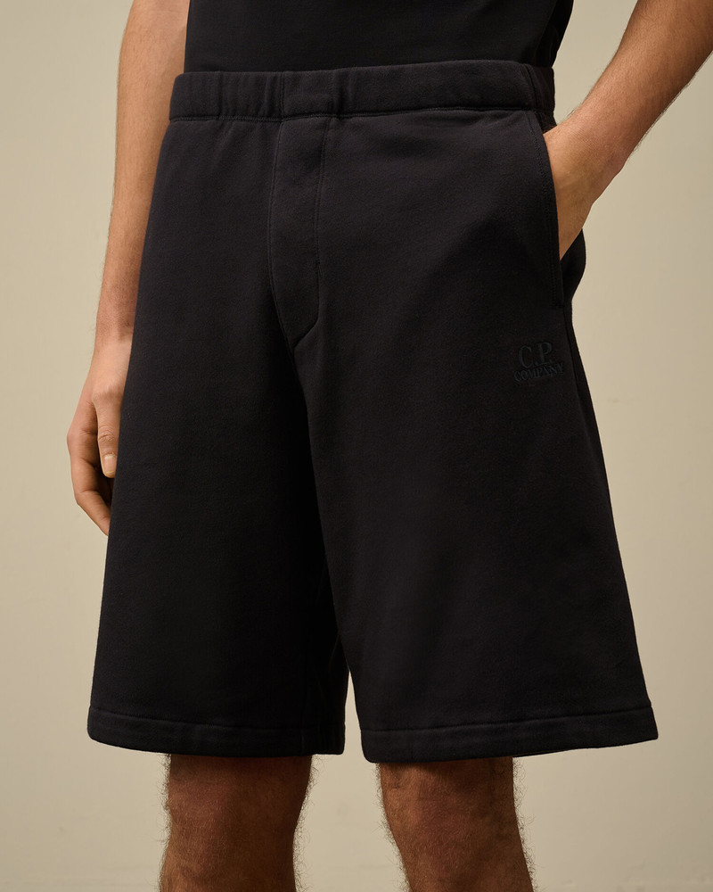 Diagonal Raised Fleece Logo Shorts 5