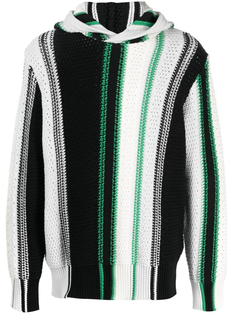 Kirk Jordan stripe-print hoodie 1