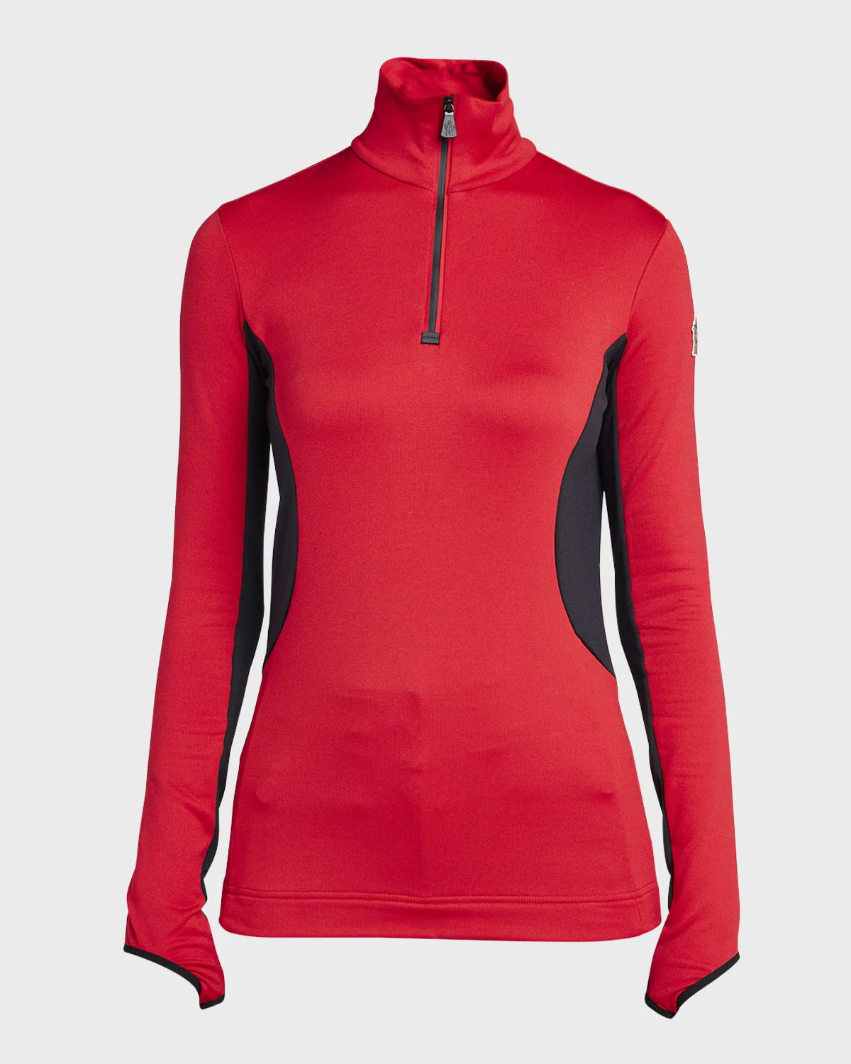 Colorblock Quarter-Zip Sweatshirt - 1