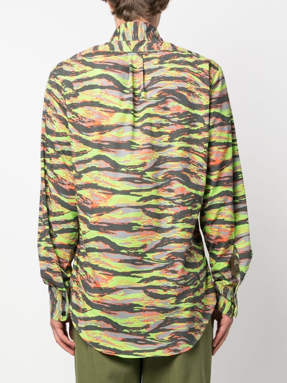 zebra-print cotton shirt - 4