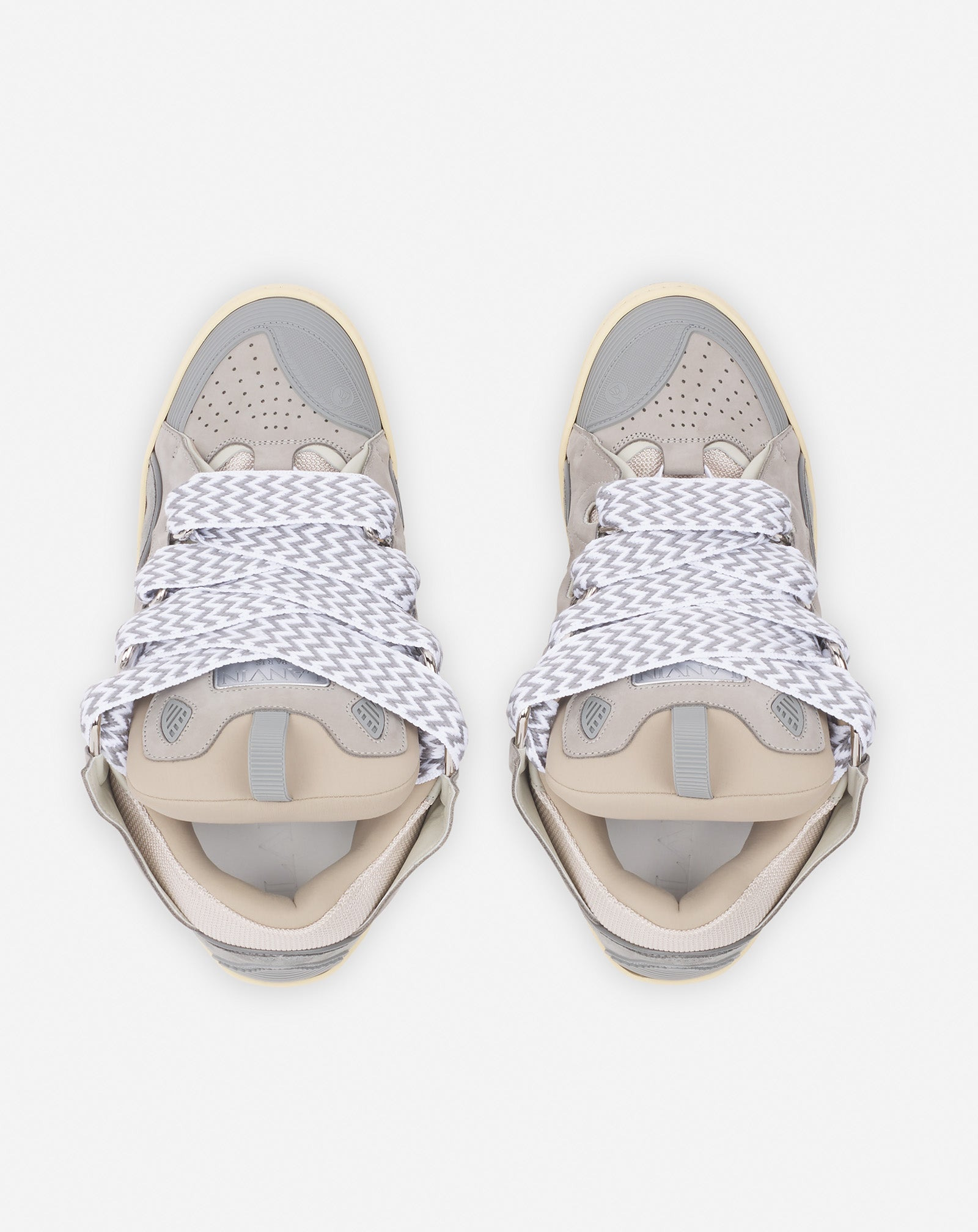 CURB LEATHER SNEAKERS - 4