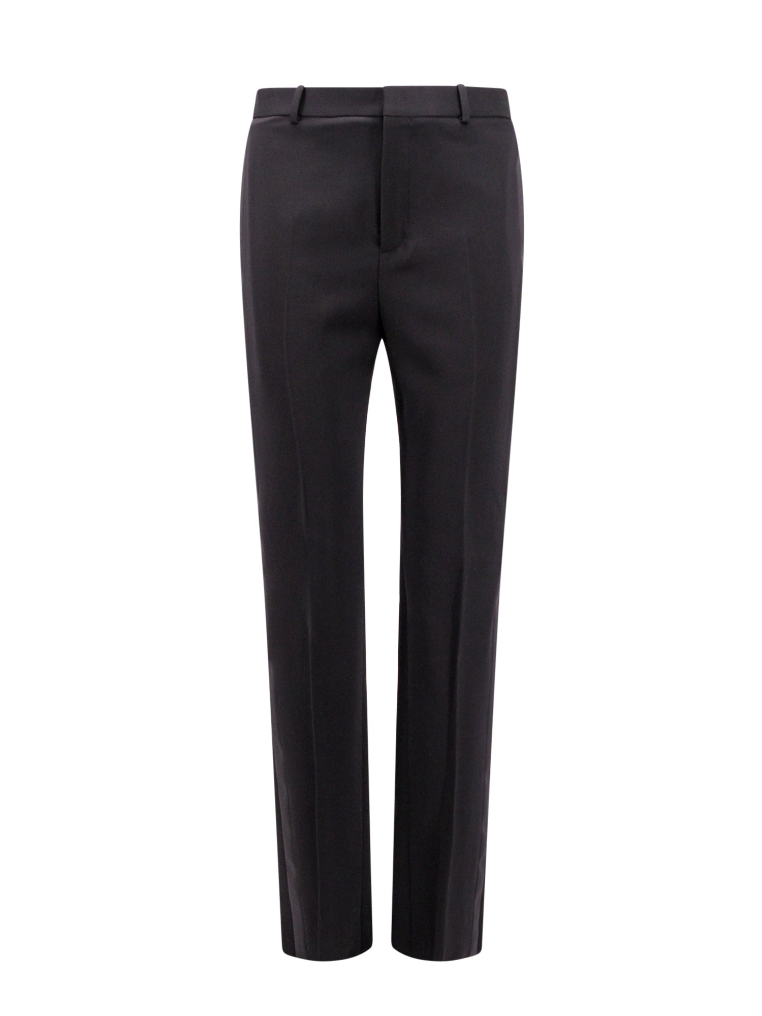 Tuxedo Wool Trouser With Satin Side Band - 1