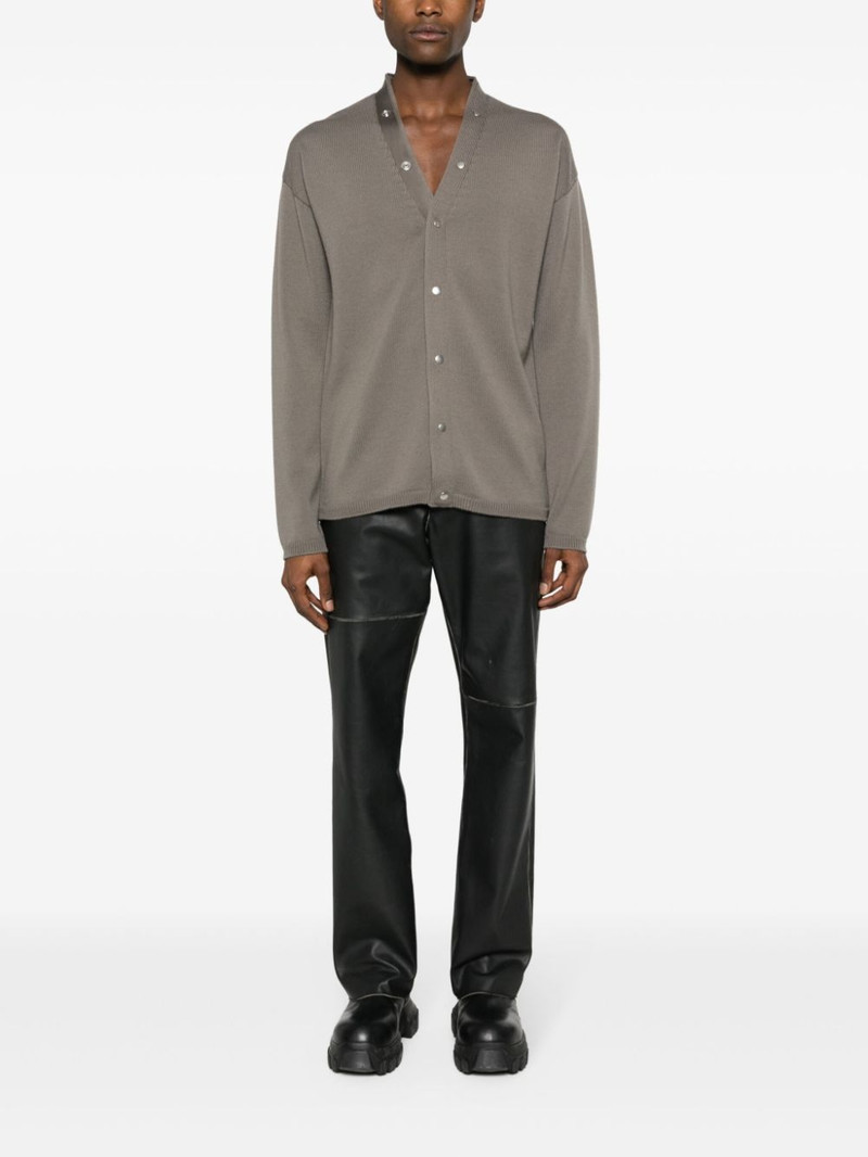 Rick Owens Peter decorative button-detail cardigan outlook