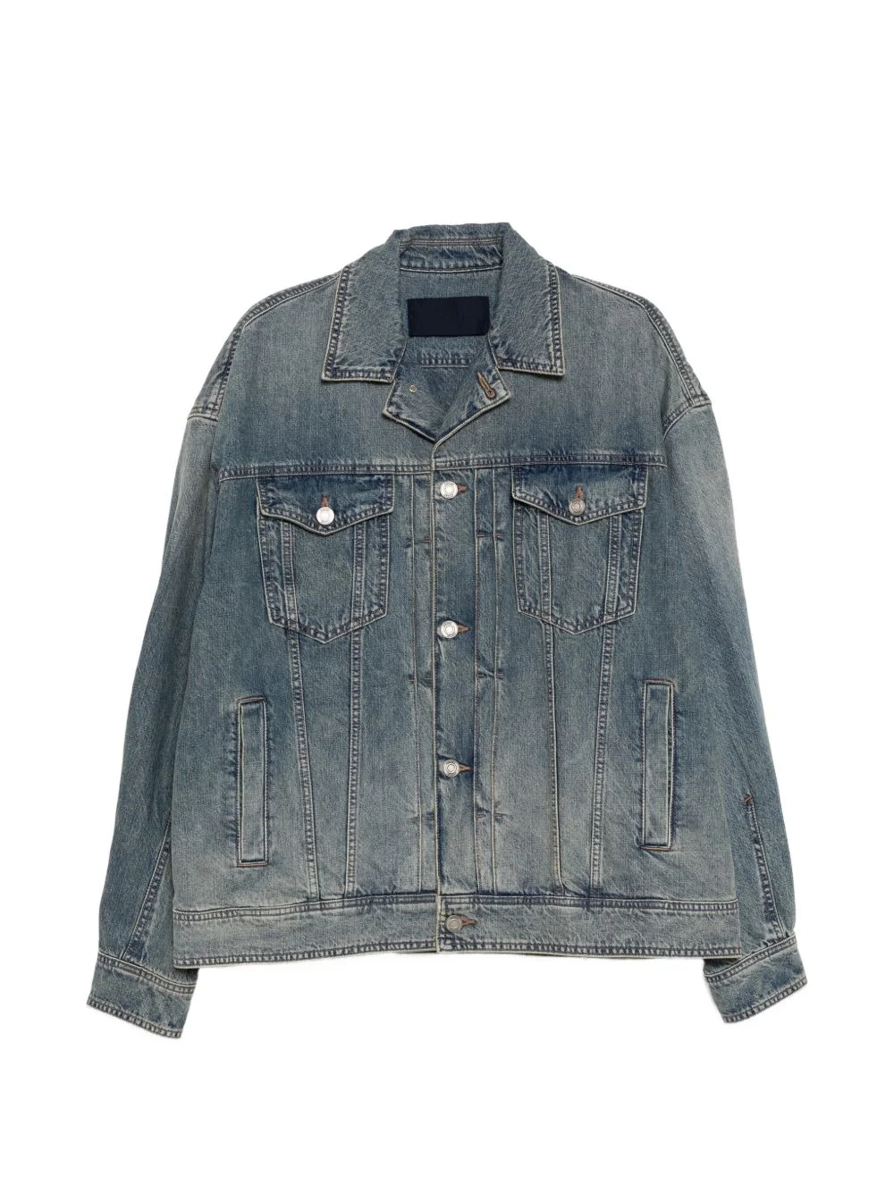 cotton denim jacket - 1