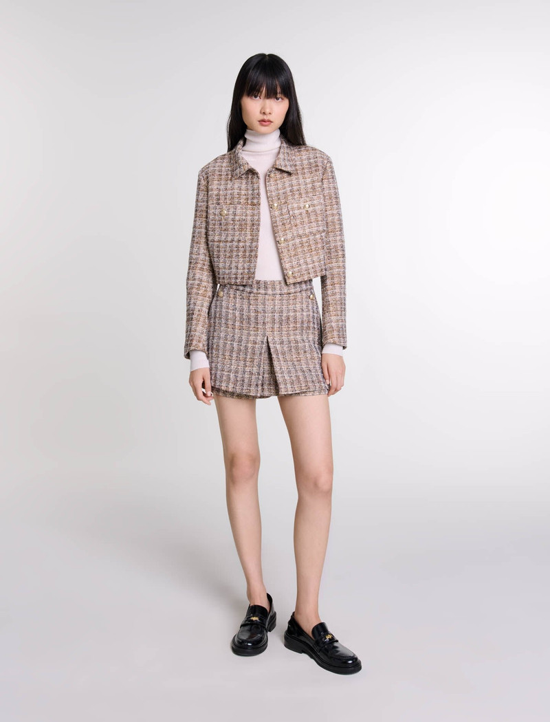 maje Short tweed jacket outlook