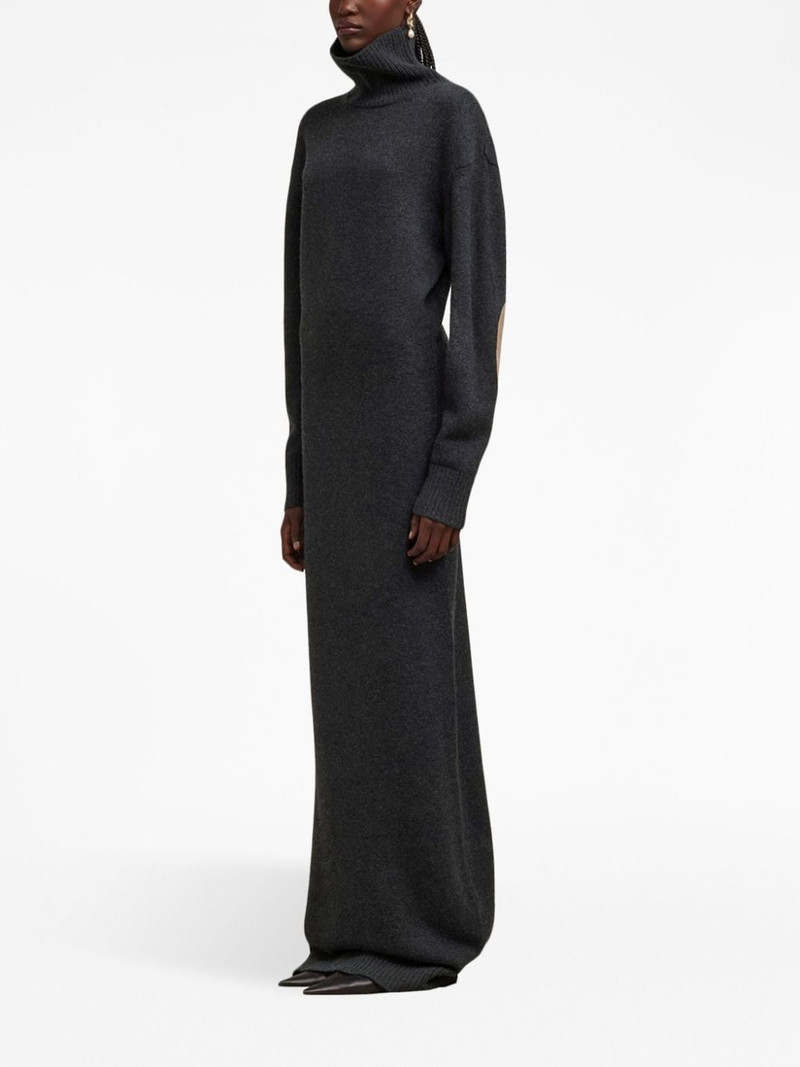elbow-patch knitted maxi dress 3