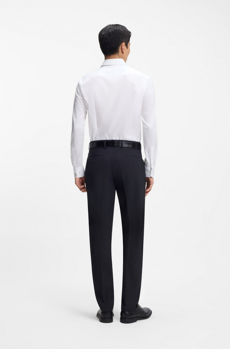 EASY-IRON SLIM-FIT SHIRT IN COTTON POPLIN 5