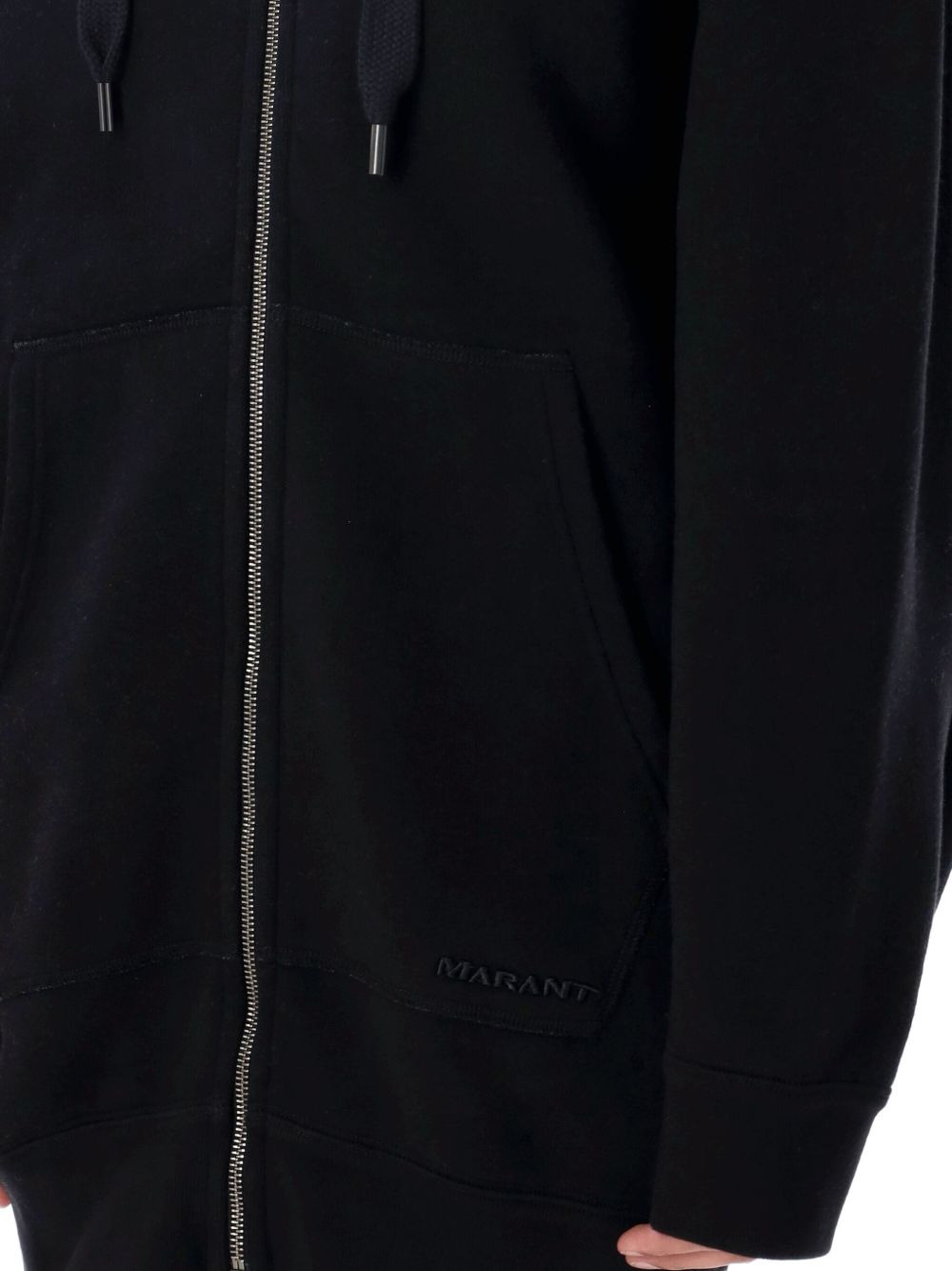 zip-up hooded top - 3
