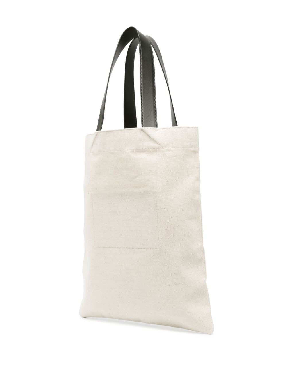 Book tote linen shopping bag - 3