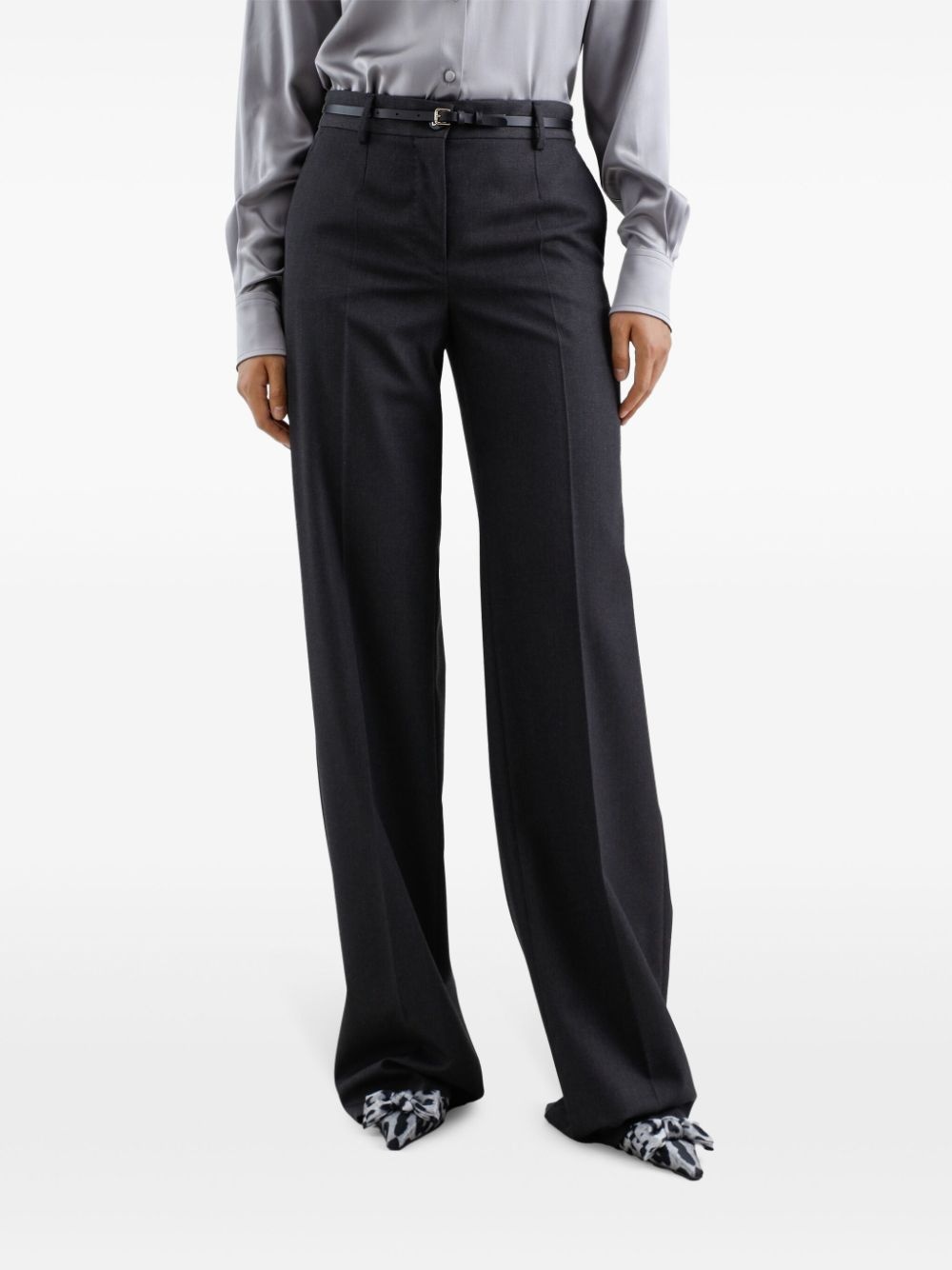 pressed crease trousers - 4